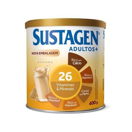 Alimento Sustagem 400g Lata Banana