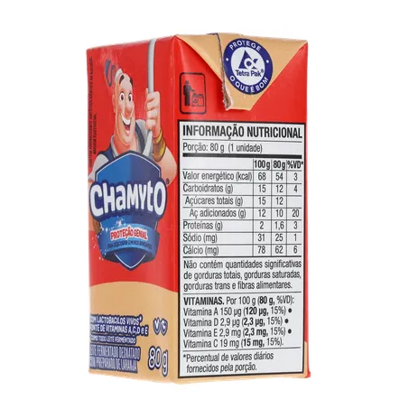 LEITE FERMENTADO NESTLÉ CHAMYTO TRADICIONAL TP 80G 360-6