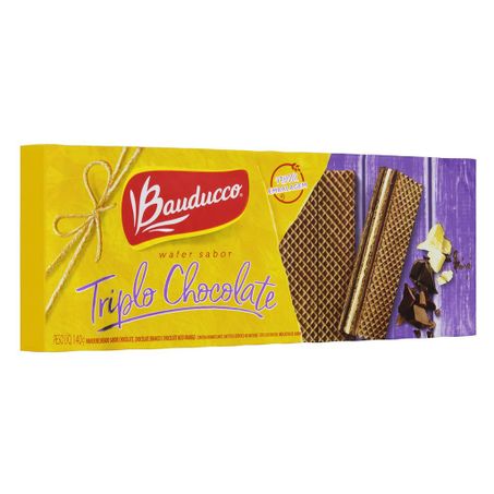 WAFER BAUDUCCO RECHEADO TRIPL CHOC 140G 360-2