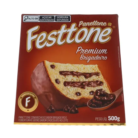 Panettone Festtone Trufado Brigadeiro 500G 360-2
