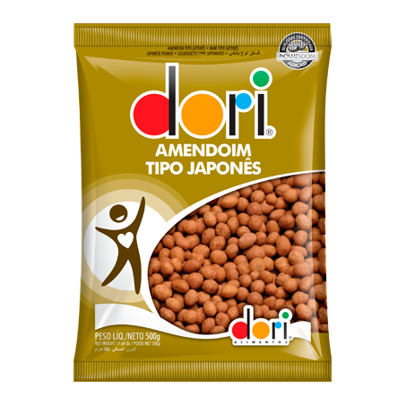 Amendoin dori japonês pacote 500g