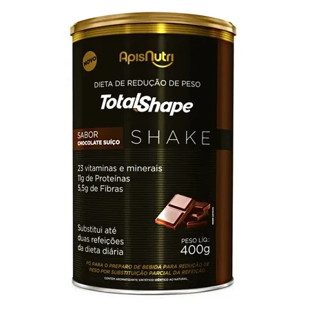 SHAKE TOTAL SHAPE CHOCOLATE 400G - APISNUTRI