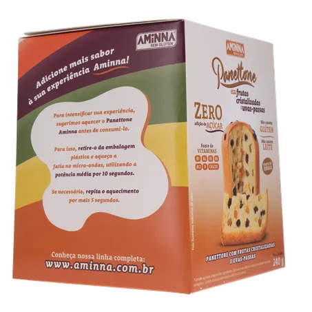 PANETTONE AMINNA S/GLÙTEN 240G 360-30
