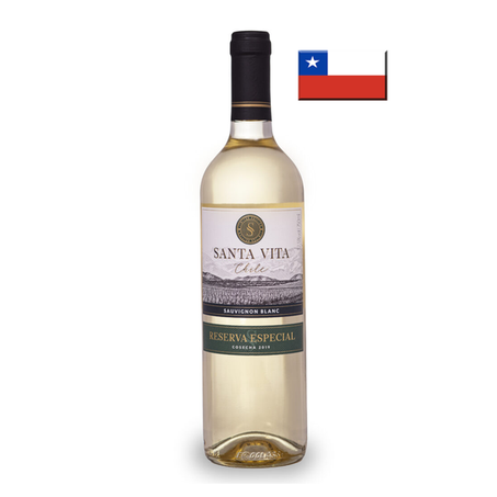 VINHO CHILENO BCO SANTA VITA RESERVA SAUVIGNON BLANC 750ML