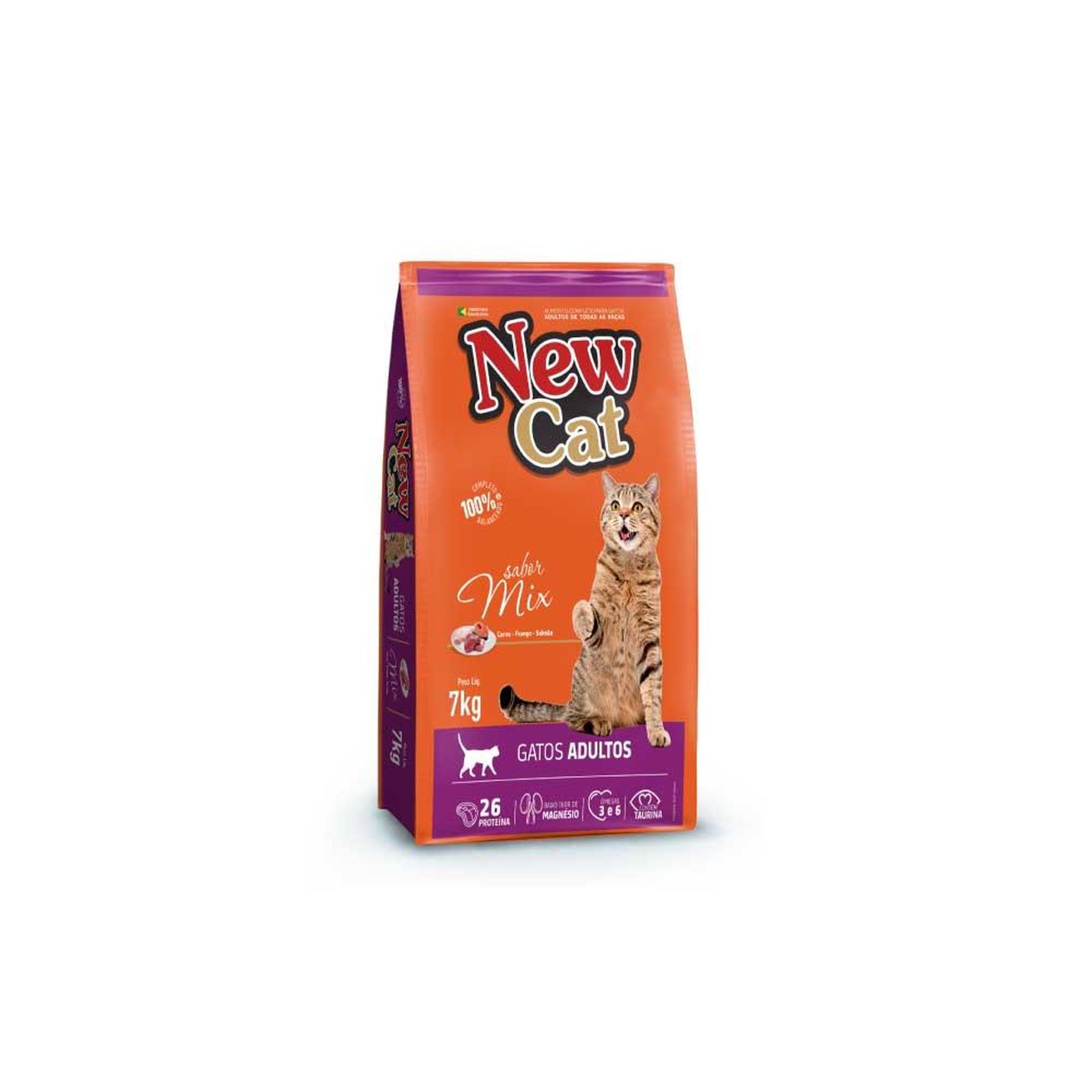 Racao p Gatos New Cat 7kg | Colatusso Supermercado