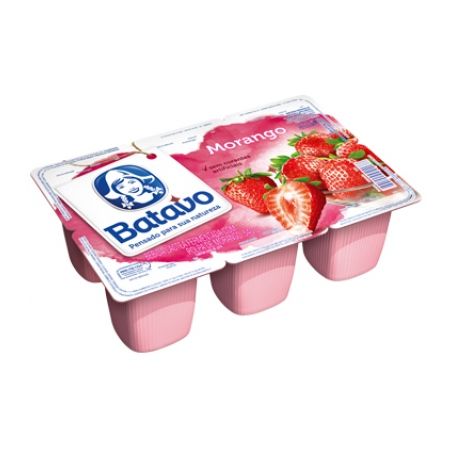 BEBIDA LÁCTEA BATAVO POLGA MORANGO 510G
