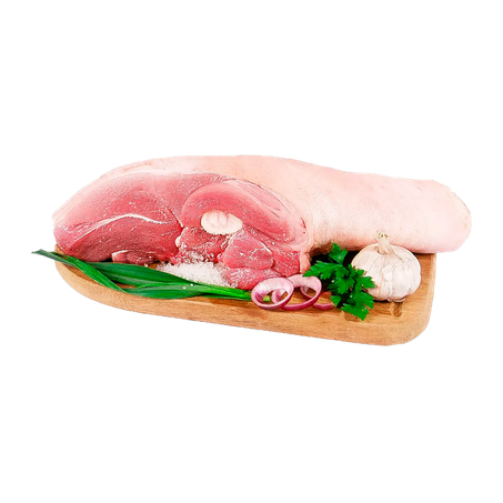Paleta suina roanna c/ pele e osso temp resf kg