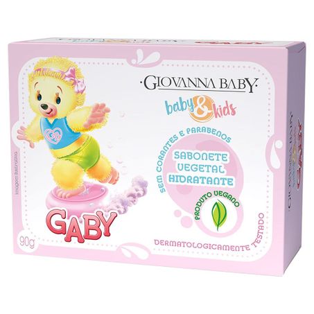 Sabonete Giovanna Baby Em Barra Gaby Baunilha 90g 
 