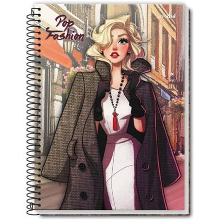 CADERNO CREDEAL POP CD 10M 200F UN