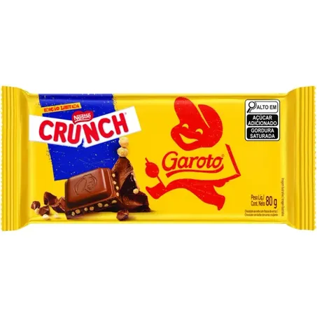 Choco garoto crunch 80gr