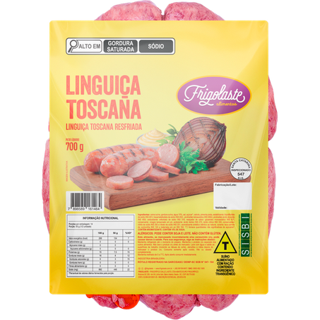 LINGUIÇA TOSCANA FRIGOLASTE PACOTE 700G