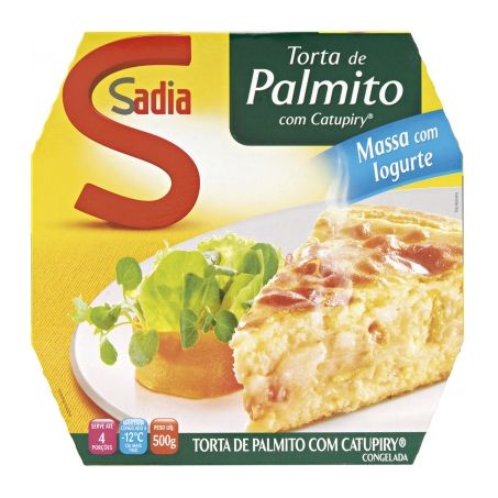 Sadia-torta iogurte/palmit/catupiry 500g