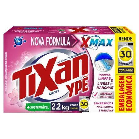 Sabao em po tixan ype maciez 2.2kg