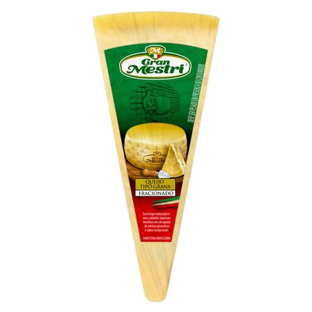 Queijo gran mestri tipo grana padano