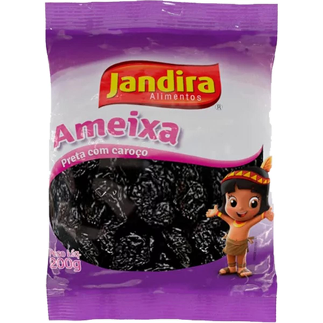 Ameixa Jandira 200g - Com Caroço - Pacote