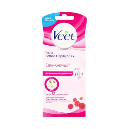 FOLHA DEPILATORIA VEET FACIAL BUÇO