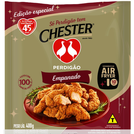 Empanado Chester Perdigao 400g Congelado