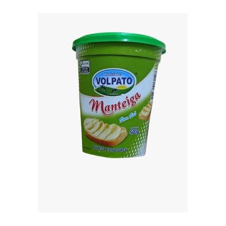 Manteiga Volpato 500g Pote Sem Sal