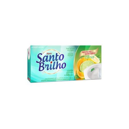 SANTO BRILHO PASTILHA ADESIVA CITRUS C/3          