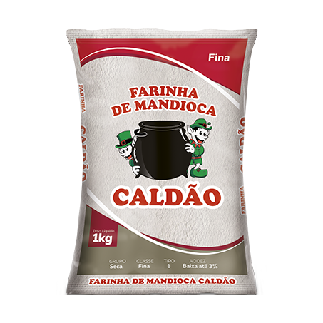 FARINHA DE MANDIOCA CALDAO 1KG