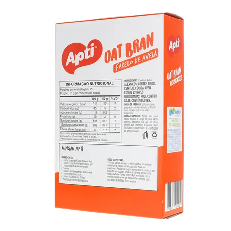 Farelo Aveia Apti 150g Oat Bran  360-21
