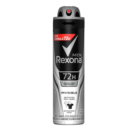 DESODORANTE AEROSSOL INVISÍVEL REXONA MEN