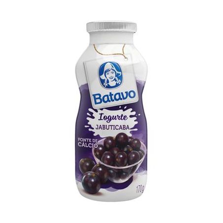 Iogurte Parcialmente Desnatado Batavo Jabuticaba Frasco 170gr