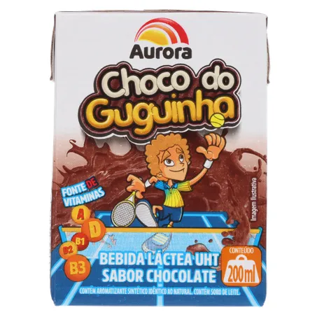 Achocolatado aurora choco do guguinha 200ml