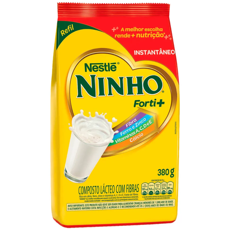 Leite po ninho 350g sache composto fort+ instantaneo