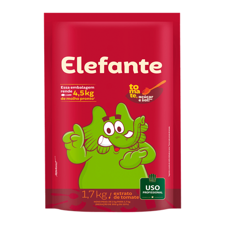 Extrato De Tomate Elefante 1,7kg