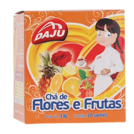 Cha daju flores e frutas 10sc 360-35