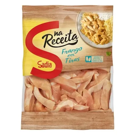 Peito de frango em tiras sadia 400g