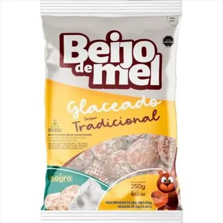 Biscoito Sagra 250g Beijo De Mel Tradicional