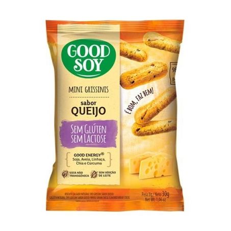 BISC GOOD SOY 30G MIN GRISSN S/G/L QUEIJO
