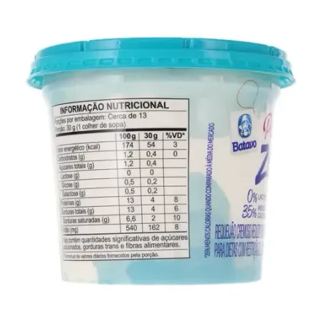 Requeijão Light Pense Zero Batavo 400g 360-2