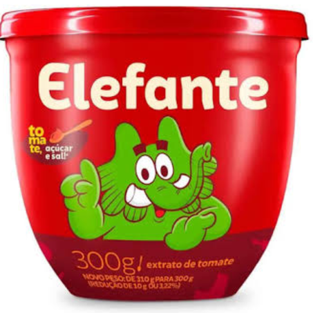 Extrato tomate pote elefante 300g