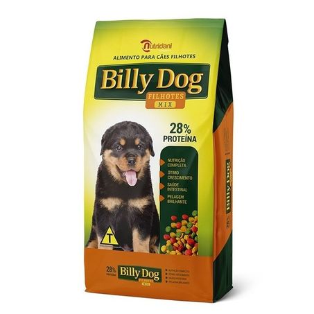 Racao billy dog filhotes mix 1kg