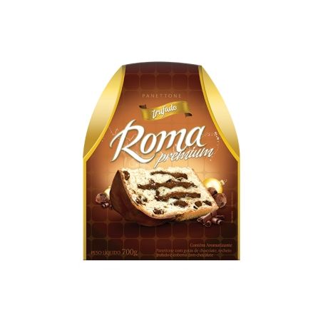Panetone Roma Premium Trufado com Chocolate Embalagem 700G