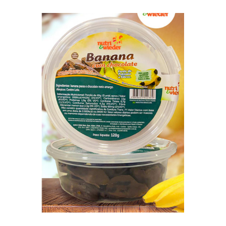 Banana com chocolate nutri&wieder 120gr