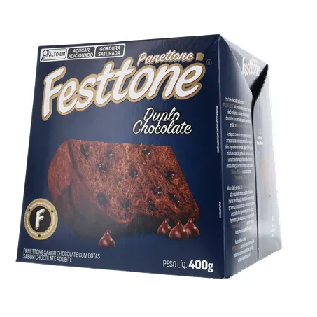 Panettone festtone duplo chocolate 400g 360-20