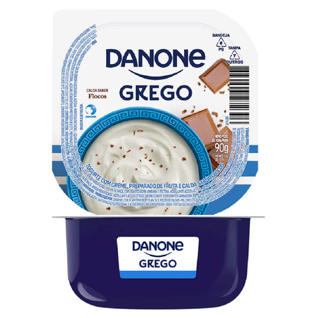 IOGURTE DANONE GREGO CALDA FLOCOS CHOC 90G