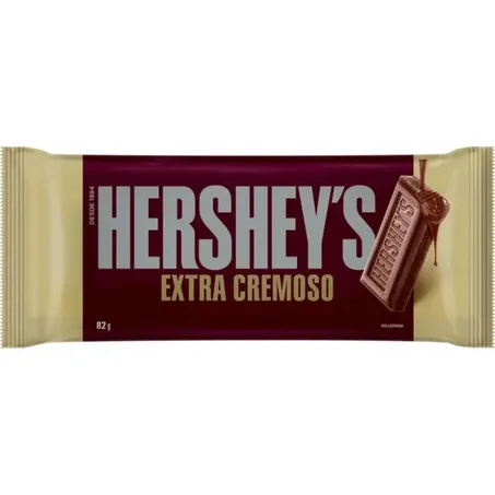 Chocolate Hersheys Extra Cremoso ao Leite 92g
