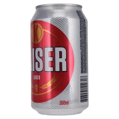 Cerveja Lata Kaiser Lager 350ml 360-5