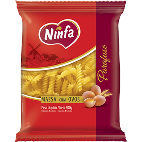 Massa com Ovos Ninfa 500g - Parafuso