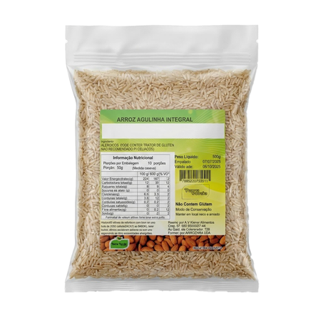 ARROZ AGULINHA INTEGRAL 500G