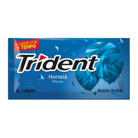 Chicle trident 5s hortela