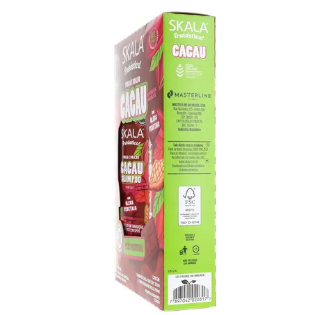 Kit Skala Cacau Cacau Shampoo 325ml Condicionador 200ml 
  360-7