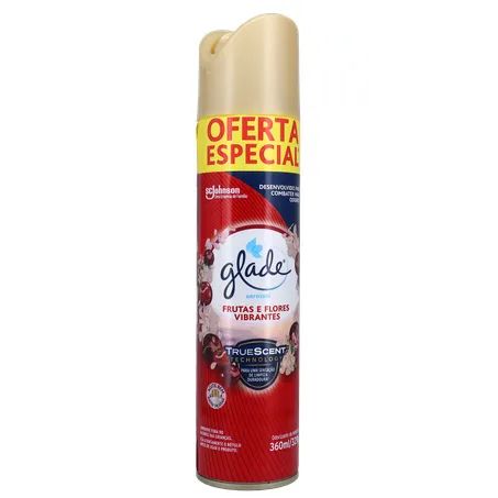 Desodorizador Aerossol Frutas e Flores Vibrantes Glade 360Ml 360-15
