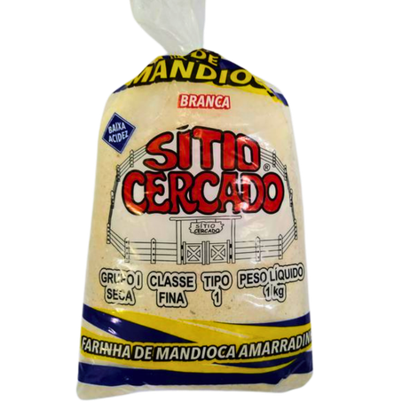 Farinha Mandioca Sitio Cercado Amarrada 1kg 
 