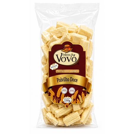 BISCOITO DELÍCIAS DA VOVÓ POLVILHO DOCE 250G